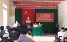UBND xã Ngọc Trạo, Ban chỉ đạo ANTT tổng kết 10 năm thực hiện đề án 375, chỉ thị số 10 của UBND tỉnh Thanh Hóa.